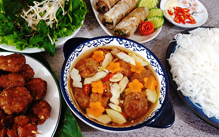 Bún chả Hà Nội - ẩm thực Hà Nội